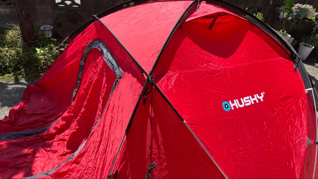 【格安】HUSKY(ハスキー)Fighter(ファイター)ドームテント３-4人用