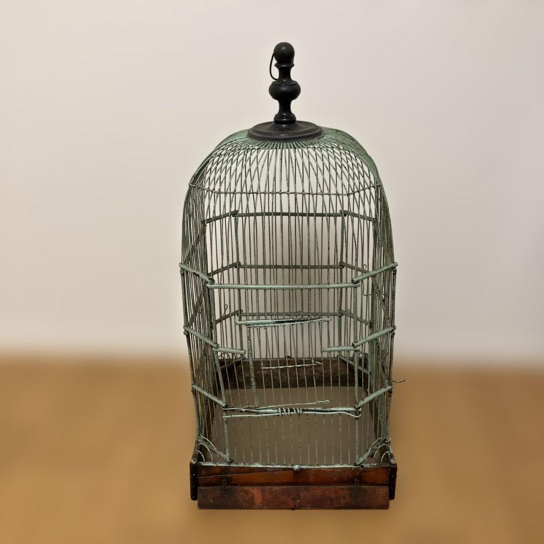アンティーク　鳥かご　バードゲージ　英国購入