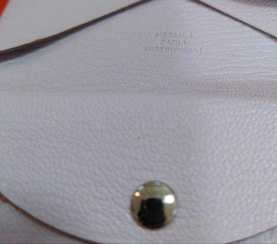 HERMES カルヴィデュオ コンパクト モーヴペール 刻印B 202 - メルカリ