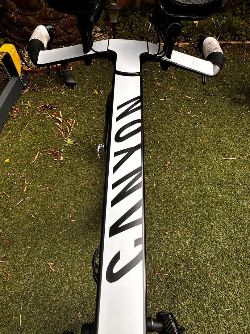 キャニオン【軽量7.64kg】トライTT di2 パワメZIPPホイール