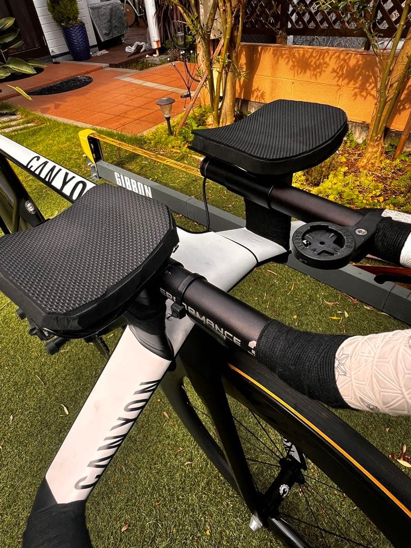 キャニオン【軽量7.64kg】トライTT di2 パワメZIPPホイール