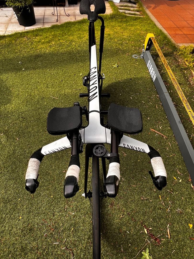 キャニオン【軽量7.64kg】トライTT di2 パワメZIPPホイール