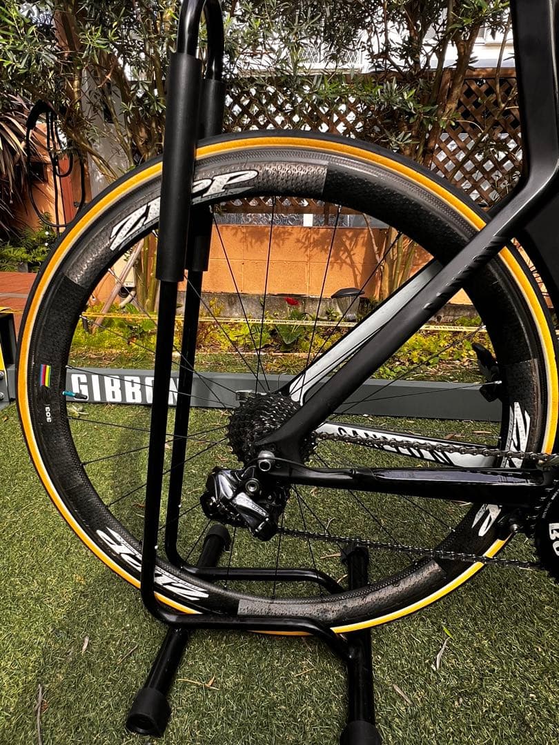 キャニオン【軽量7.64kg】トライTT di2 パワメZIPPホイール