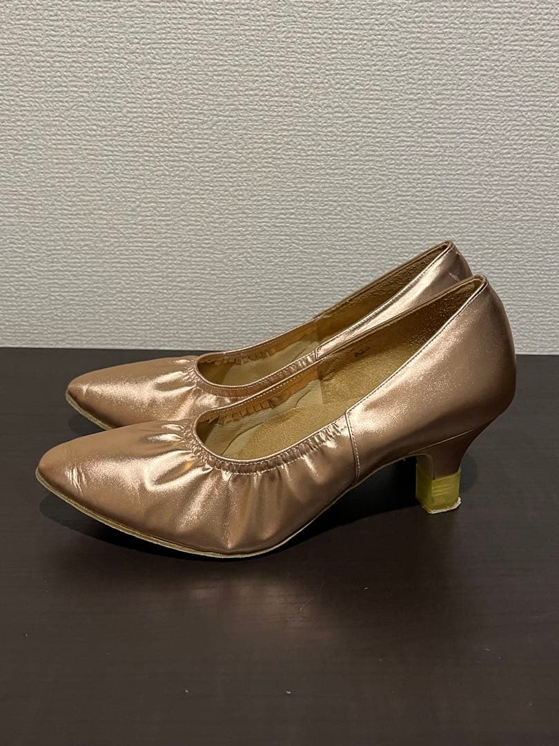 社交ダンスシューズ sekine 22.5cm ピンクゴールド