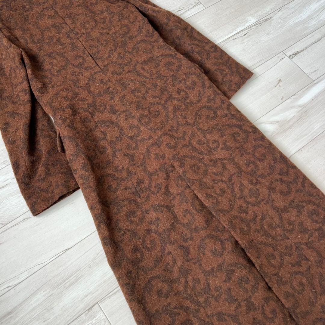 Salvatore Ferragamo ロングコート　アルパカ　着丈133cm