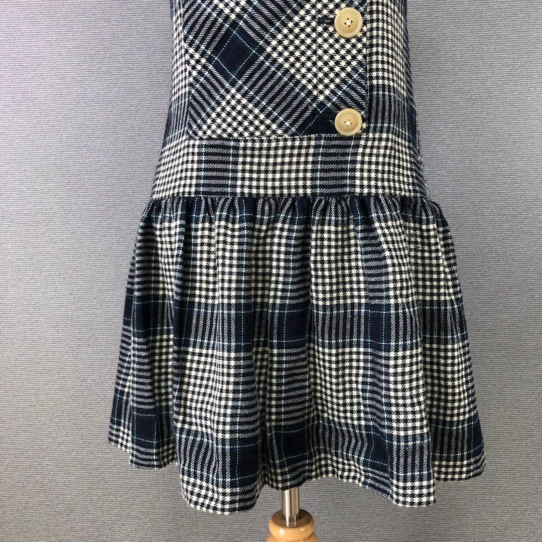 Vivienne Westwood チェック柄 ノースリーブ ミニワンピース