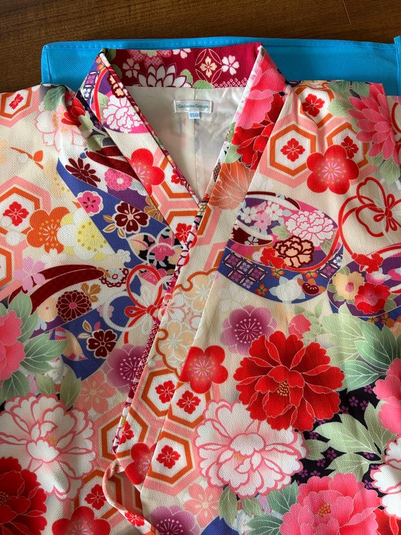 キャサリンコテージ　簡単着付け袴セット&肌襦袢　150cm