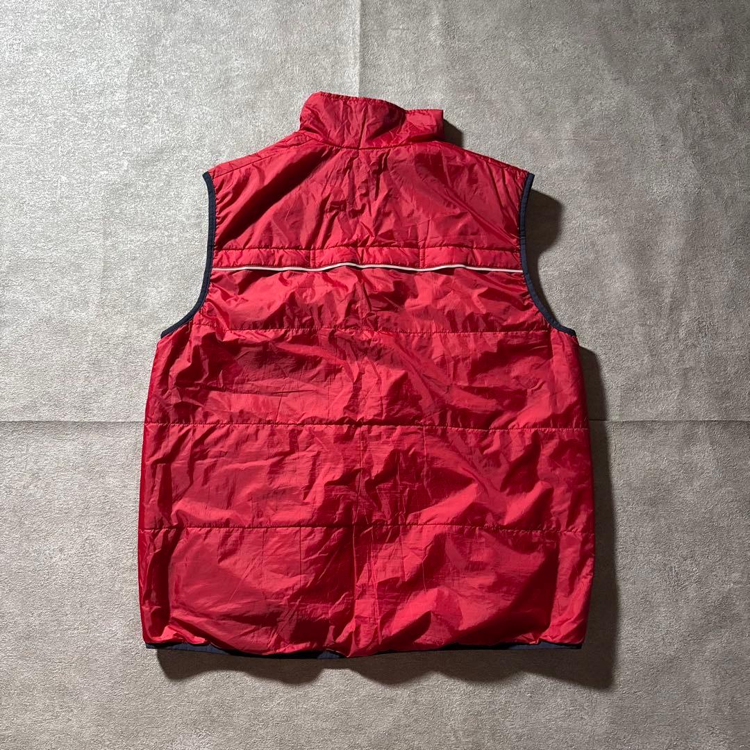 Patagonia リバーシブル クランクセット ベスト ネイビー 赤 L