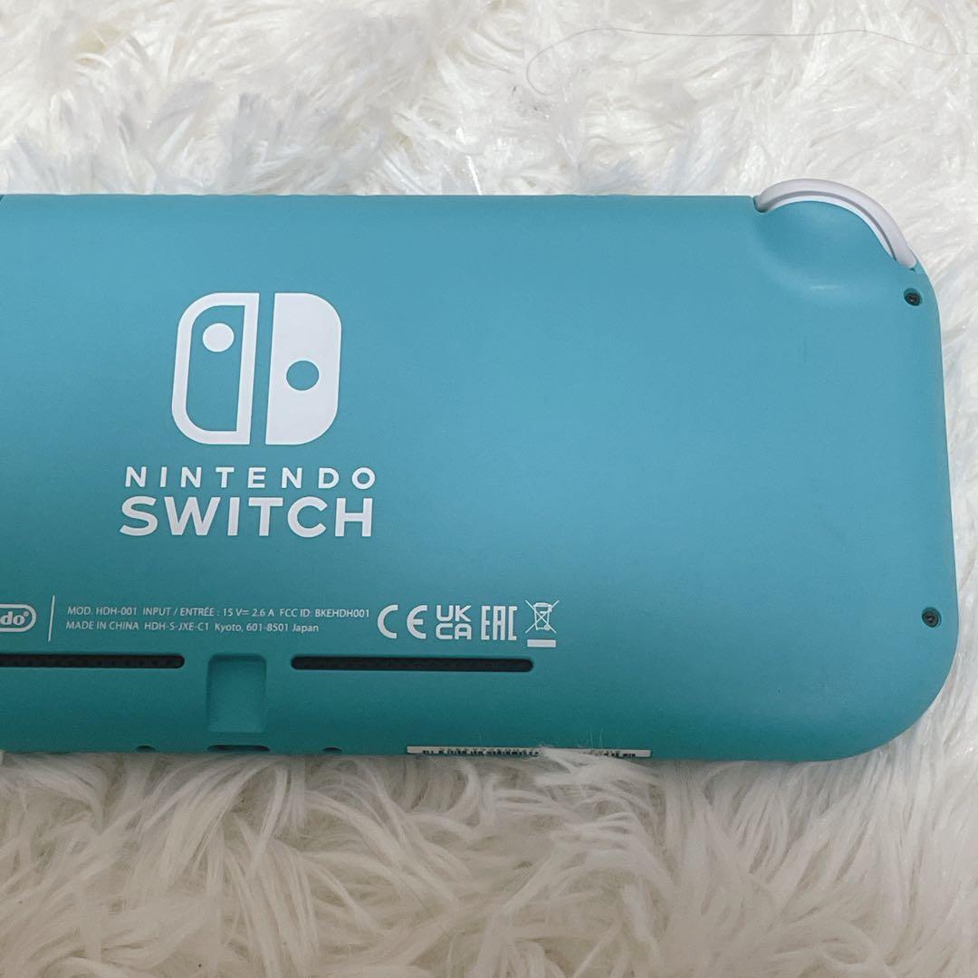 動作品✨ Nintendo Switch Lite ターコイズ グリップ付き