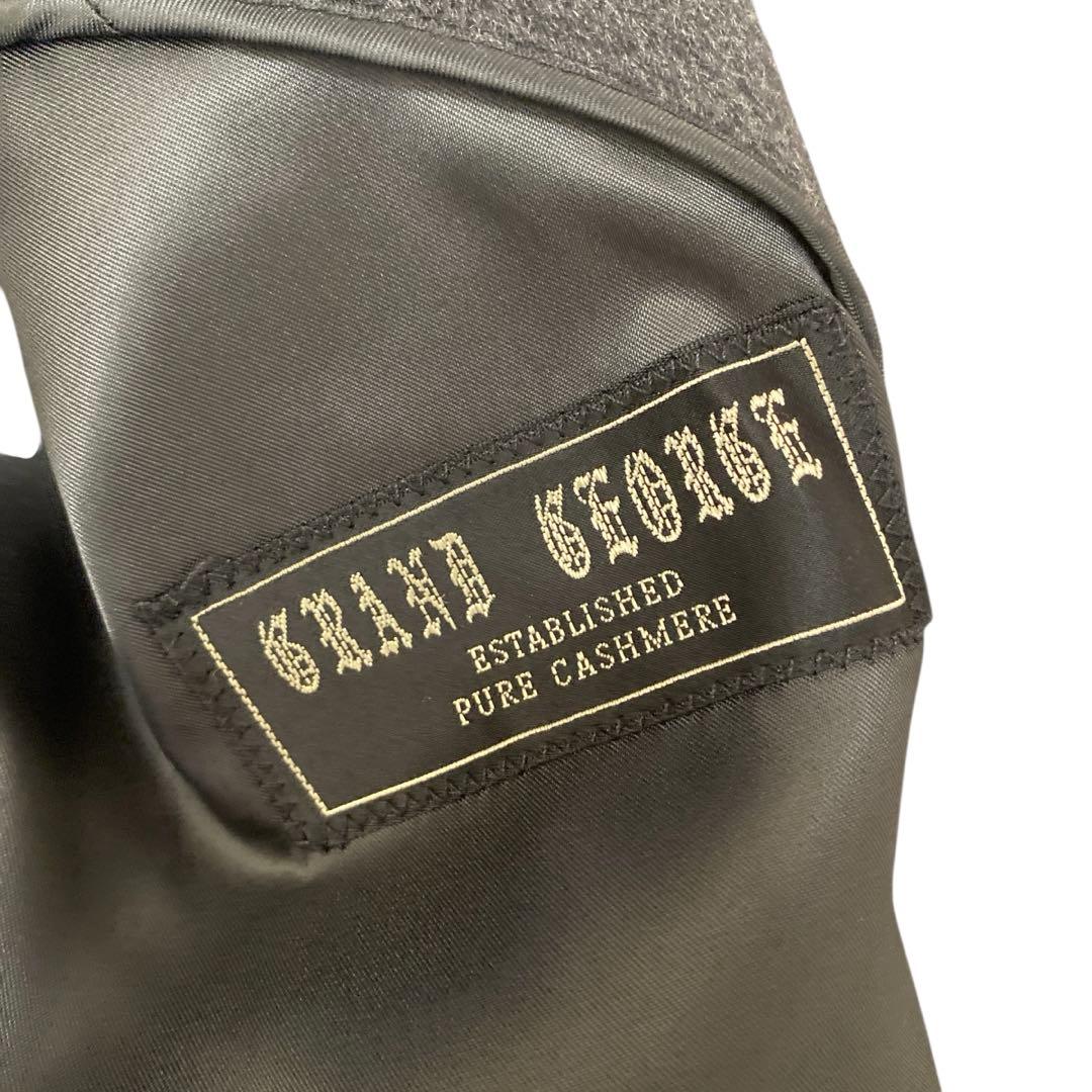 当日発送フォロー割GRAND Eカシミヤ100% ダブルブレストコート