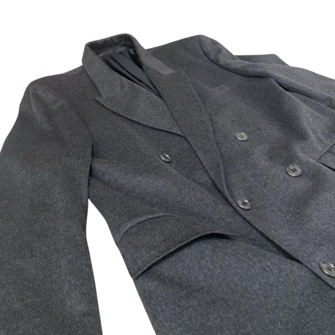 当日発送フォロー割GRAND Eカシミヤ100% ダブルブレストコート