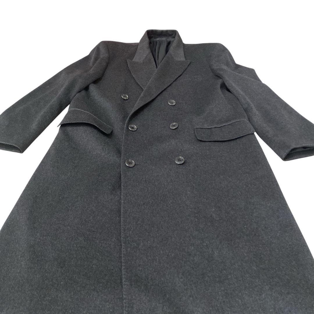 当日発送フォロー割GRAND Eカシミヤ100% ダブルブレストコート