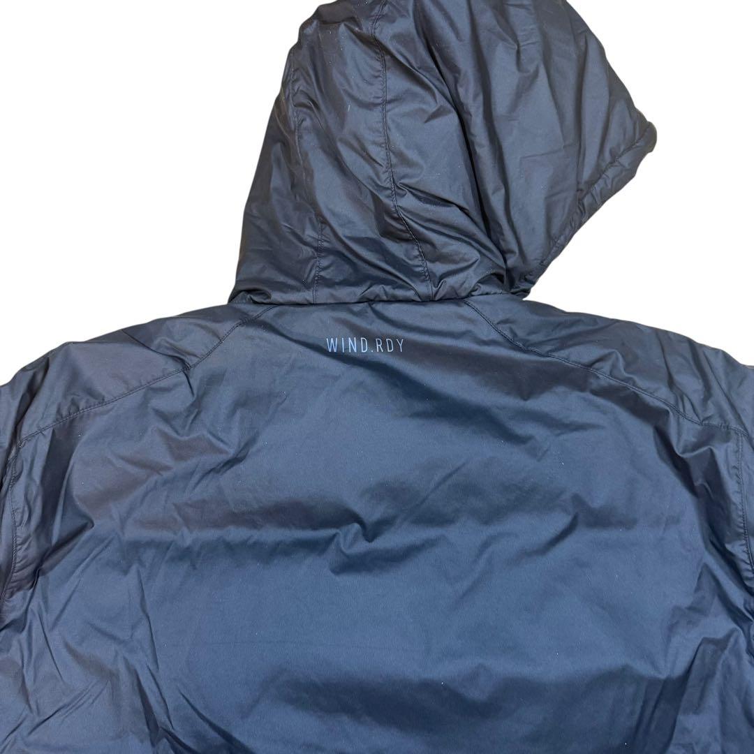 【新品タグ付】adidas ベンチコート XL 黒 中綿 ロング丈 3ストライプ