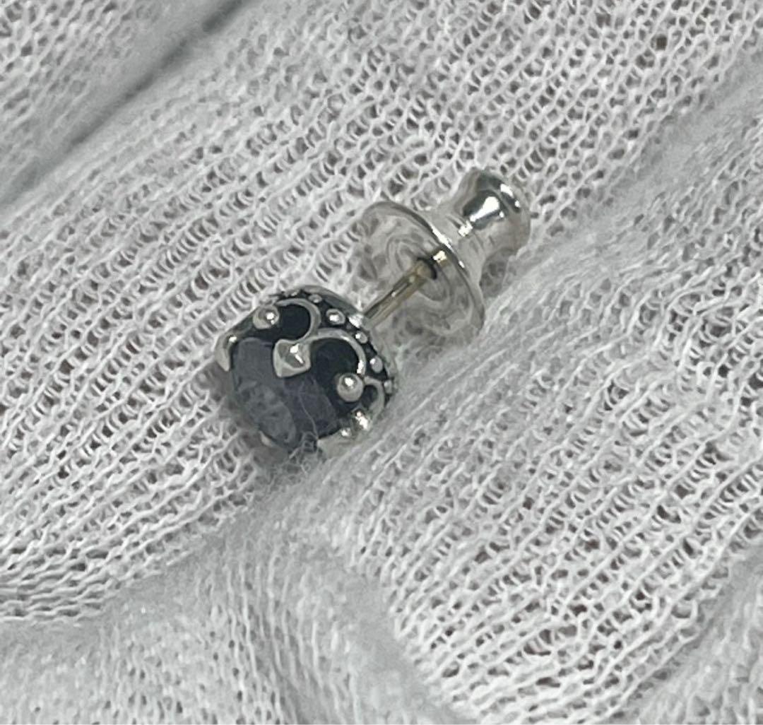 美品‼️ジャスティンデイビス　オニキスピアス　片耳‼️ Justin Davis