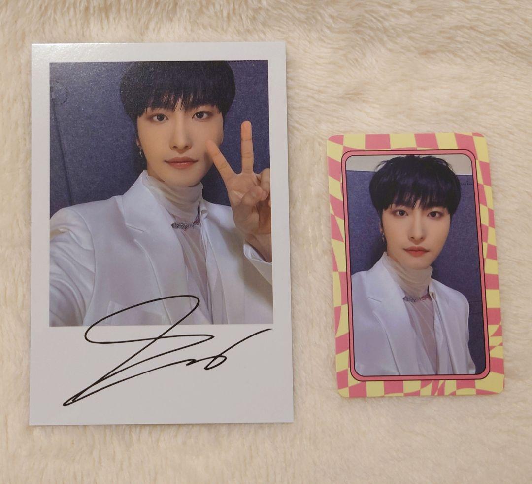 ATEEZ アチズ チェキ ポラロイド ポラ サイン入り 直筆 ソンファ 4