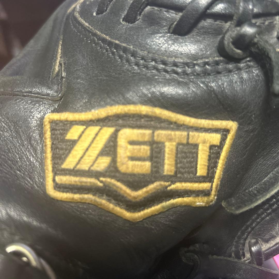 ZETT 黒 野球グローブ (軟式用)