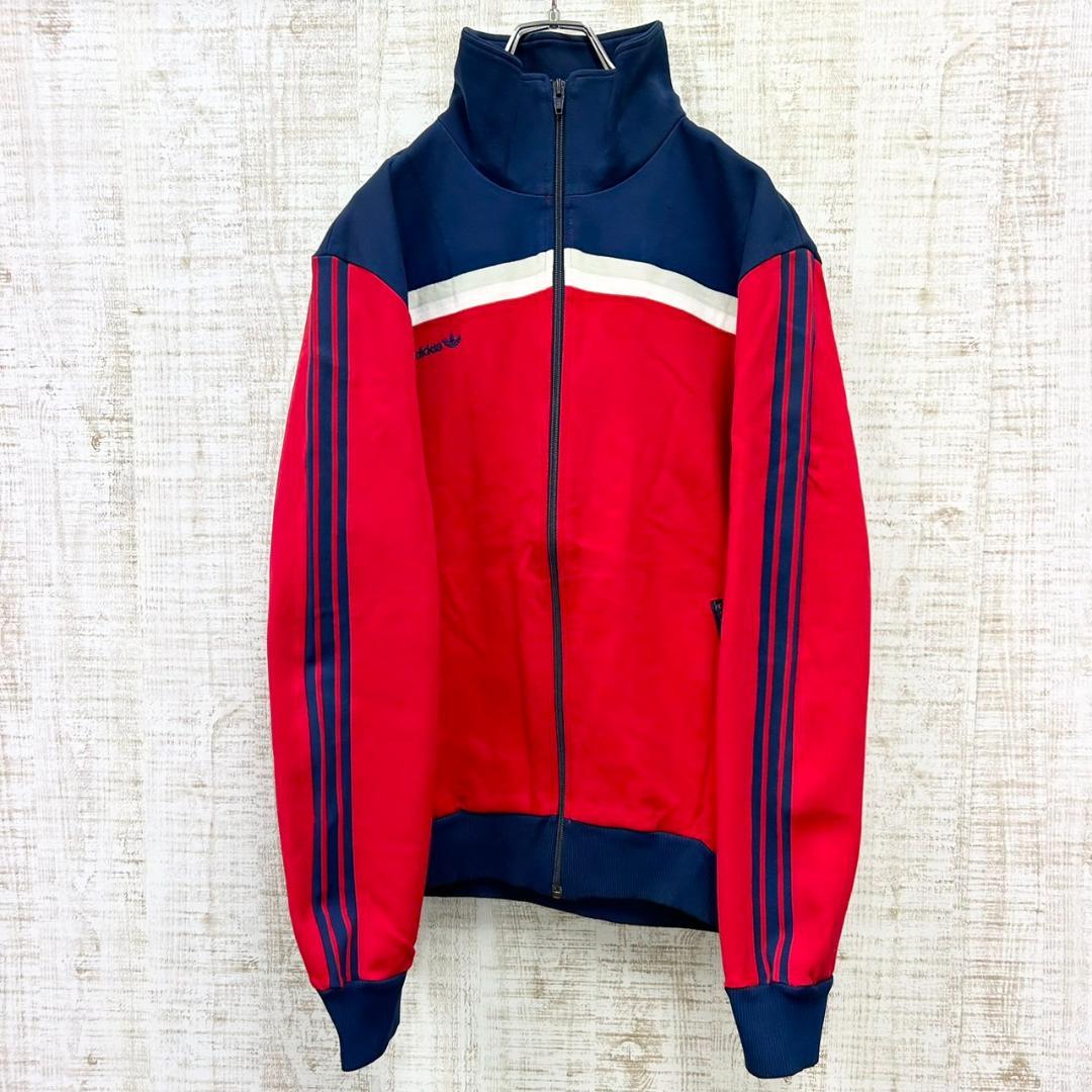 EV85《ATS-30》アディダス　トラックジャケット　デサント　70s　刺繡