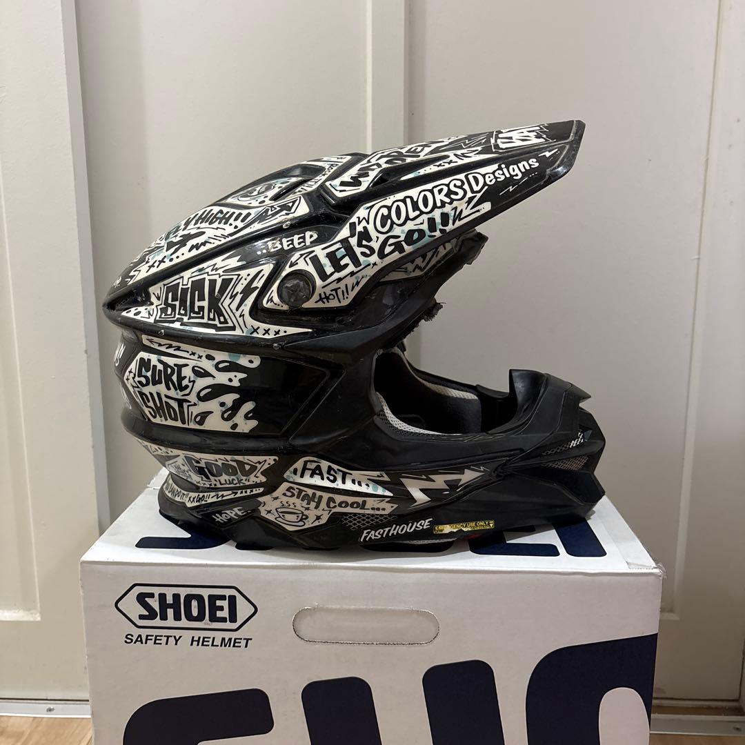 SHOEI VFX-WR ブラック Mサイズ オフロードヘルメット モトクロス