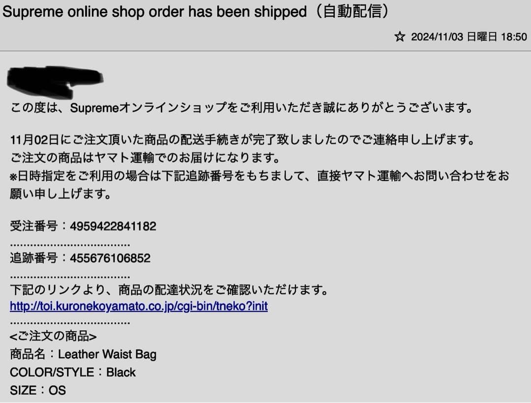 supreme Leather Waist Bag & Beanie セット売り