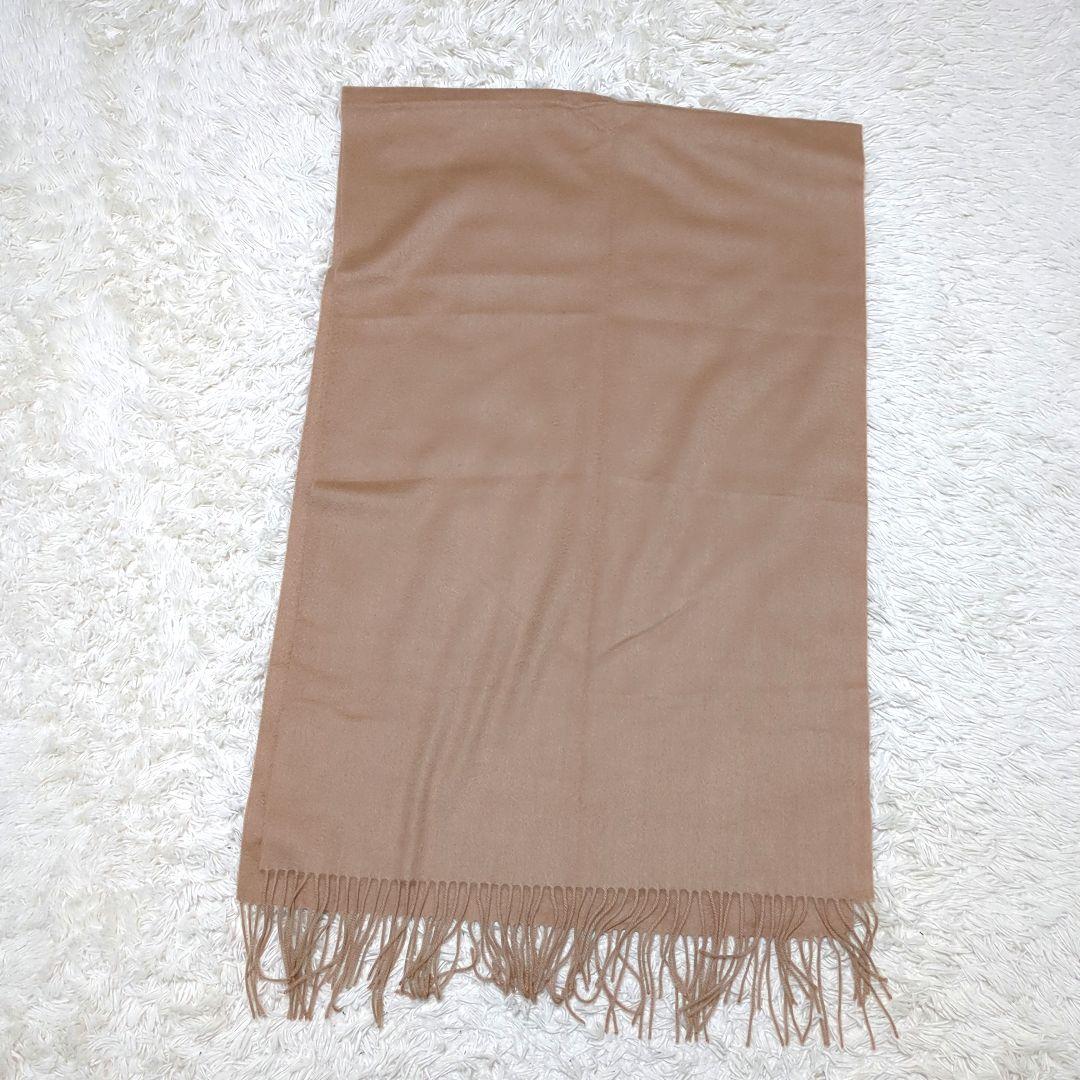 セオリー カシミヤ100% 大判ストール マフラー キャメル