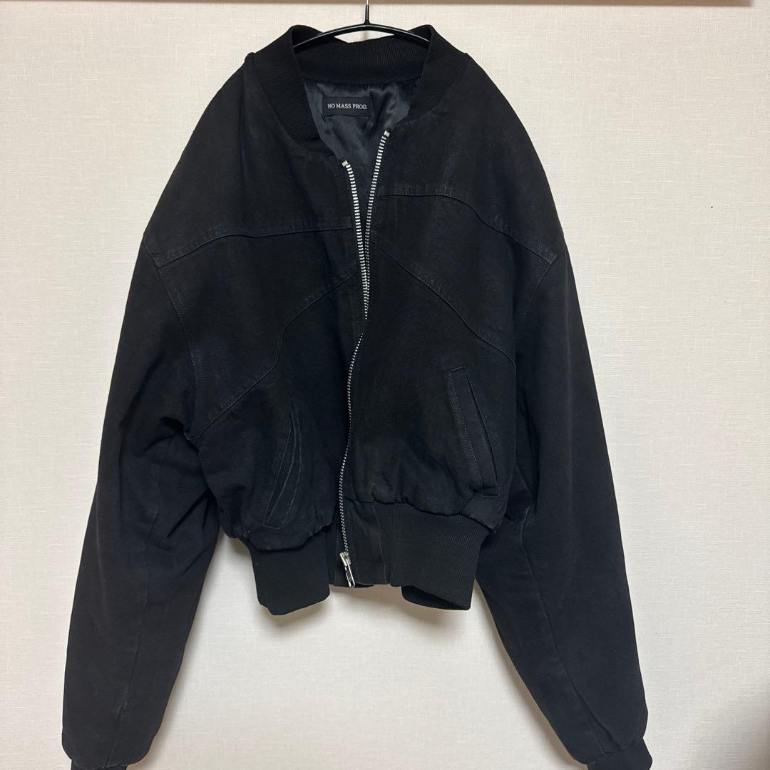 no mass prod crucified bomber jacket