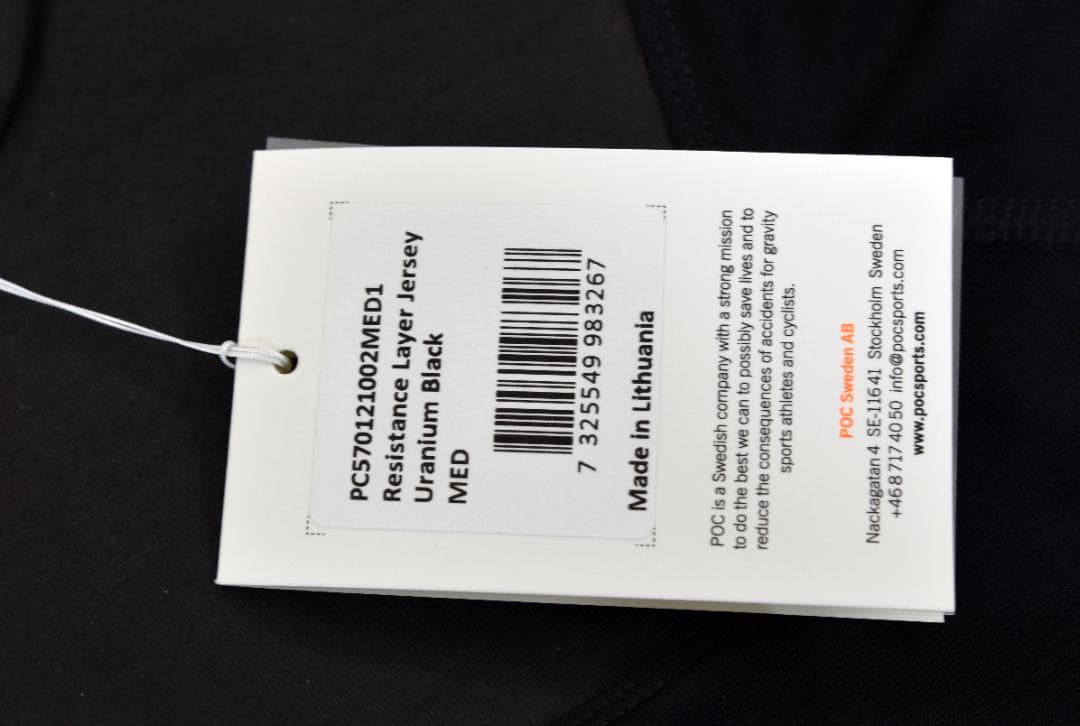 POC Resistance レイヤー ジャージ size:M ブラック