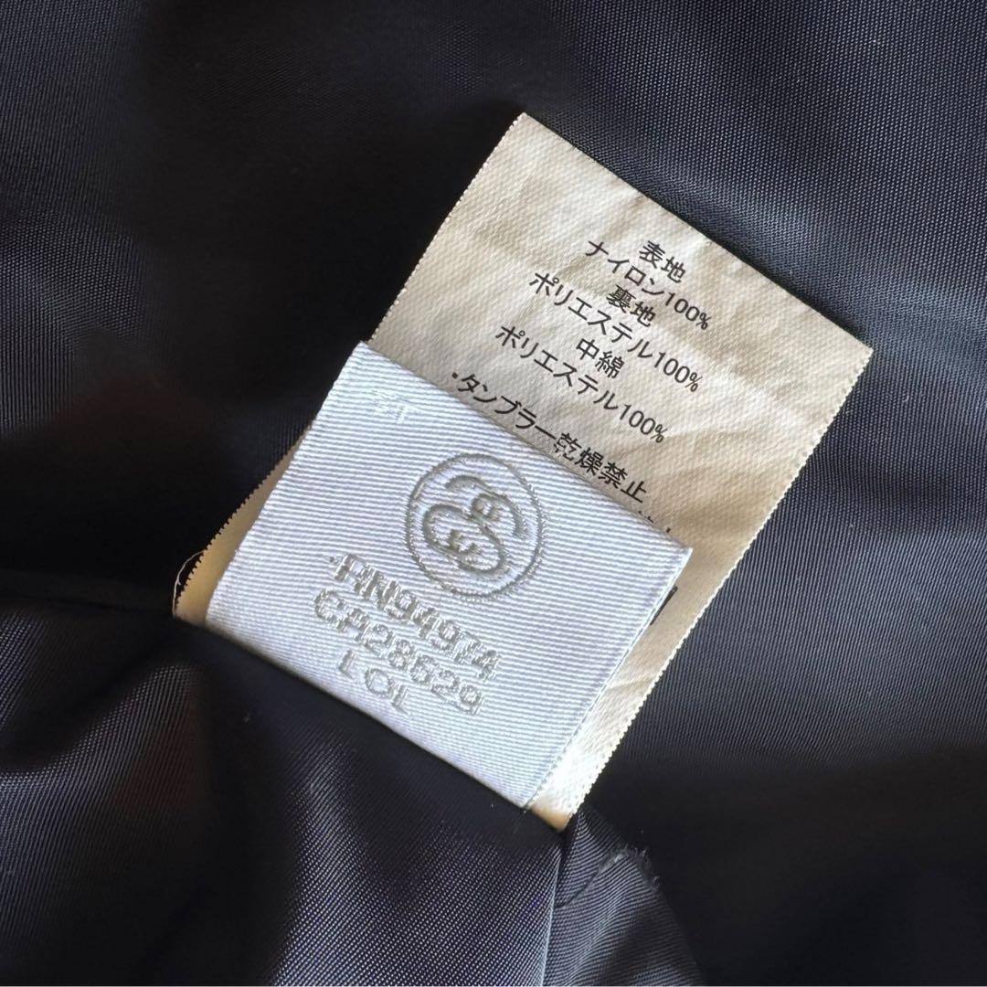 stussy ステューシー ショート丈ma-1ブラック ナイロンジャケット S