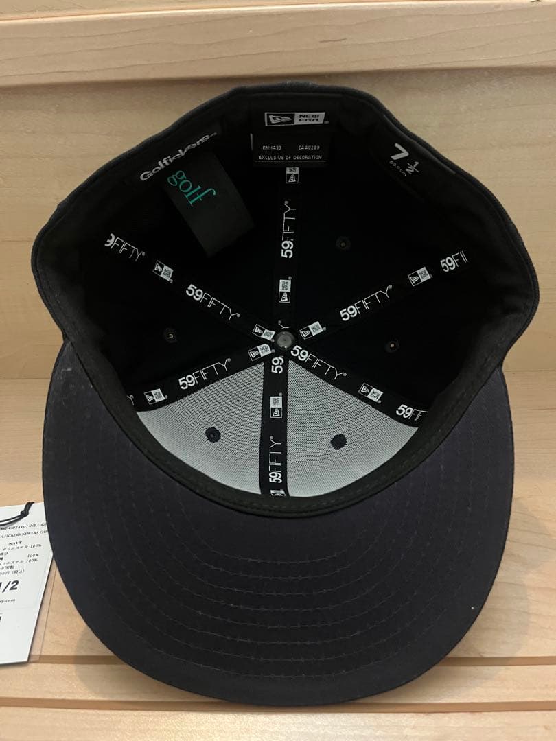 GOLFICKERS×5525×NEWERA キャップ（59.6cm）