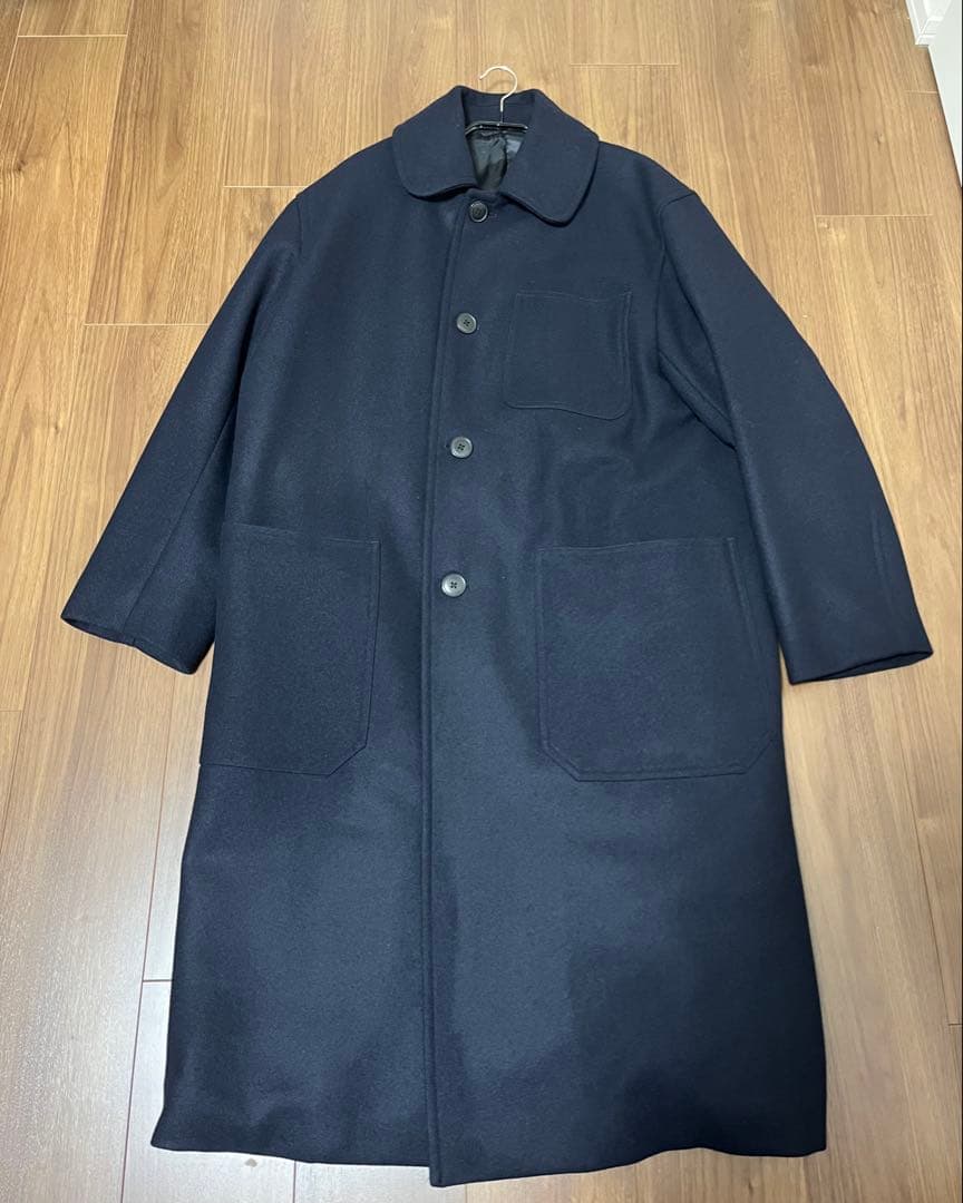 コモリ　2023AW ウールカシミアミリタリーコート　サイズ1comoli