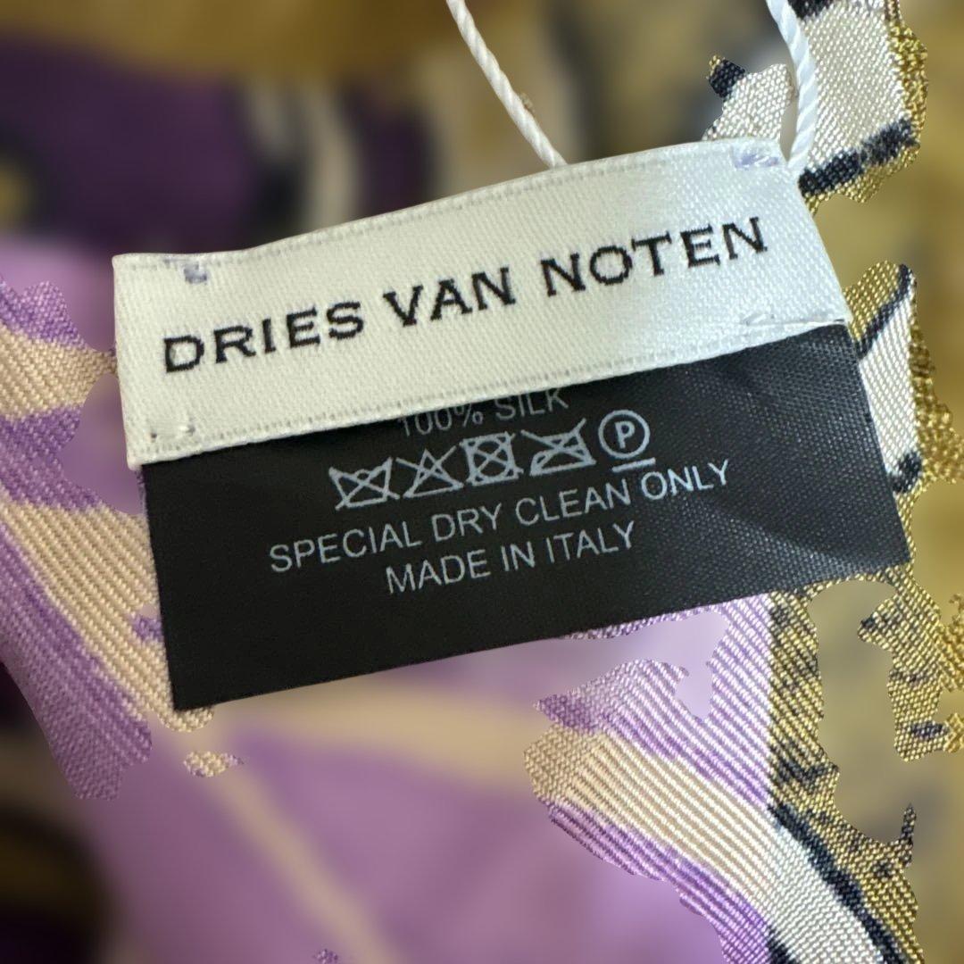 DRIES VAN NOTEN シルクスカーフ FLORIS 202
