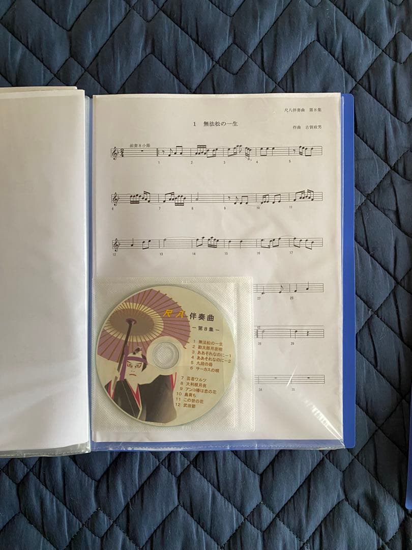 尺八、オカリナ、フルートの為の シンセサイザー等による伴奏音源CDと