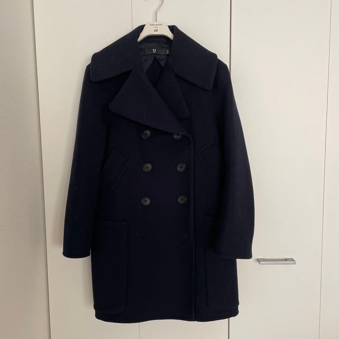 ユニクロ +J ジルサンダー ピーコート 紺 ネイビー 2021 - メルカリ