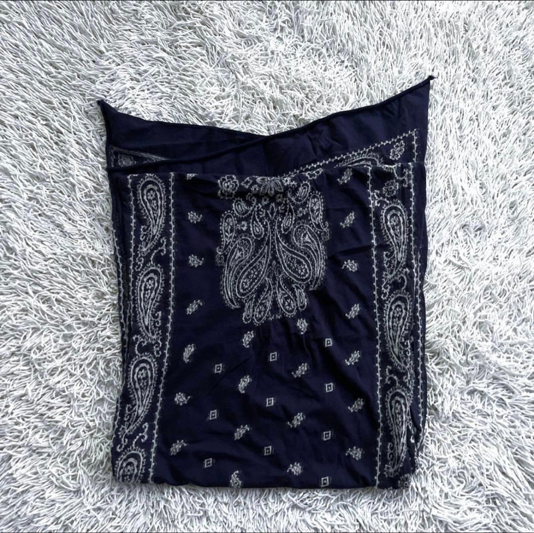 kapital 縮絨ウールバンダナ柄　ストール