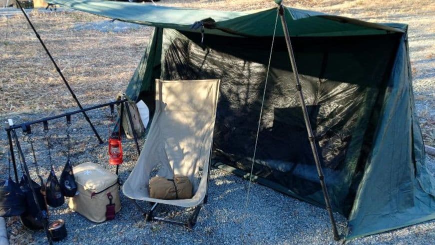 美品！【DDハンモック】Aフレームテント＋メッシュテント　DDスーパーライト