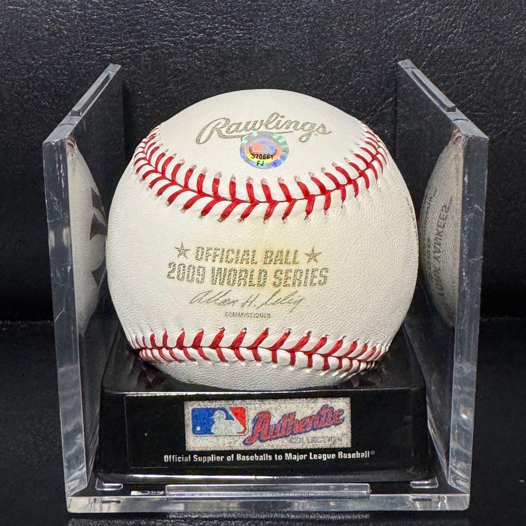 元ヤンキース 松井秀喜 直筆サイン 2009 WS MVP MLB ホログラム