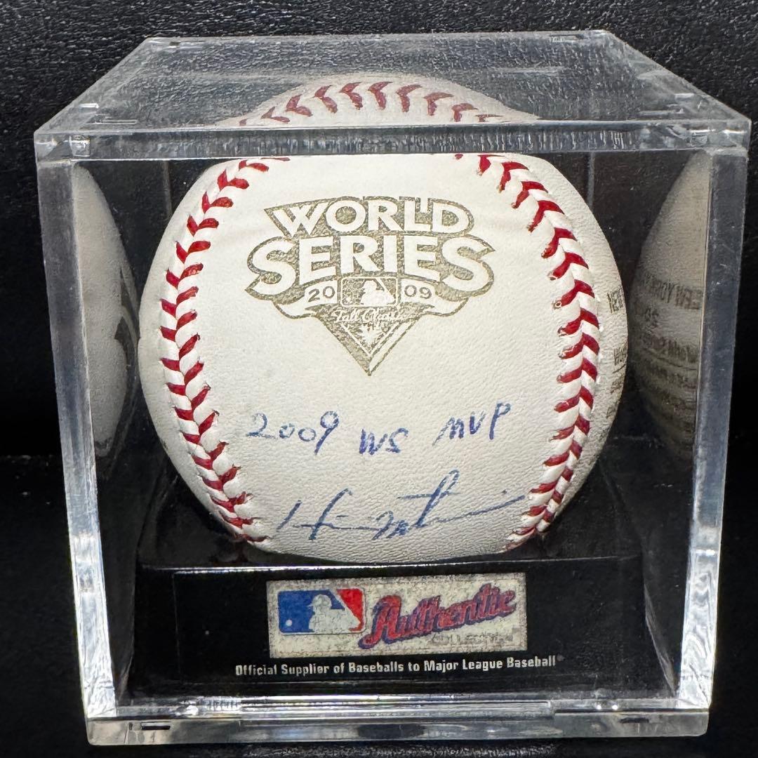 元ヤンキース 松井秀喜 直筆サイン 2009 WS MVP MLB ホログラム