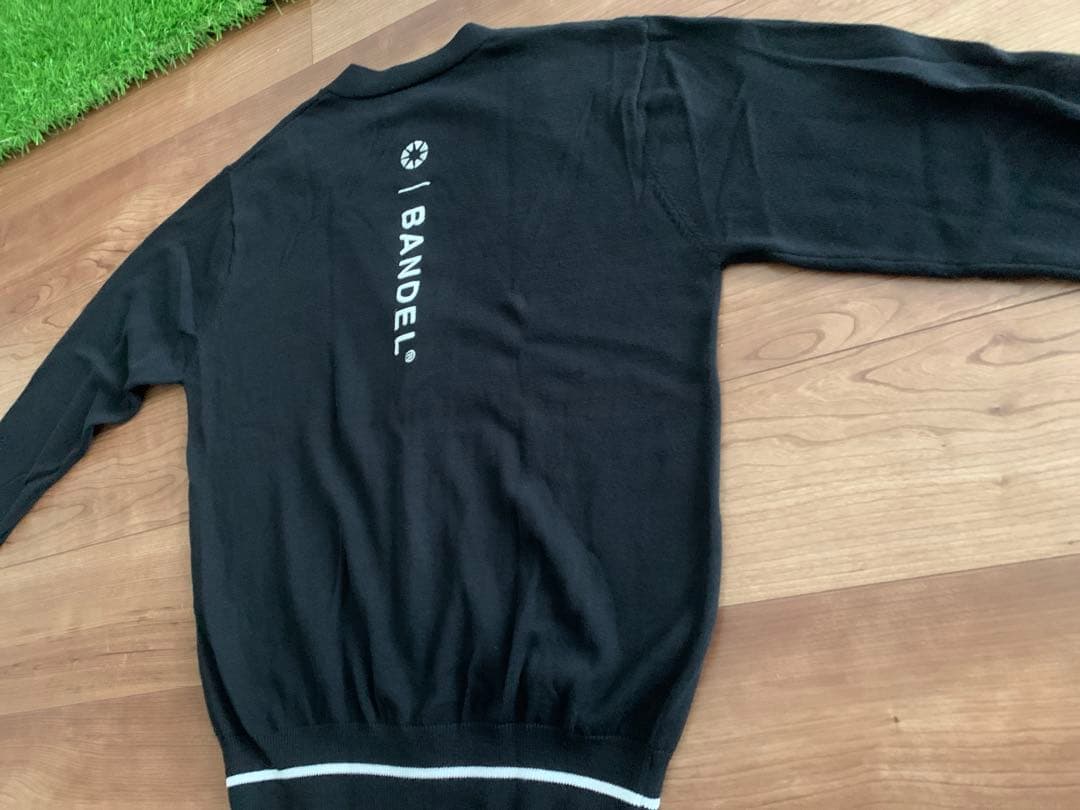 BANDEL ブラック ニットカーディガン　　IV（Lサイズ）　バンデル