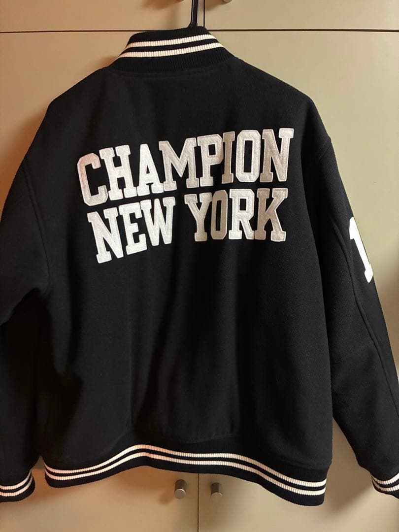 Champion/チャンピオン ビッグシルエット メルトン スタジャン