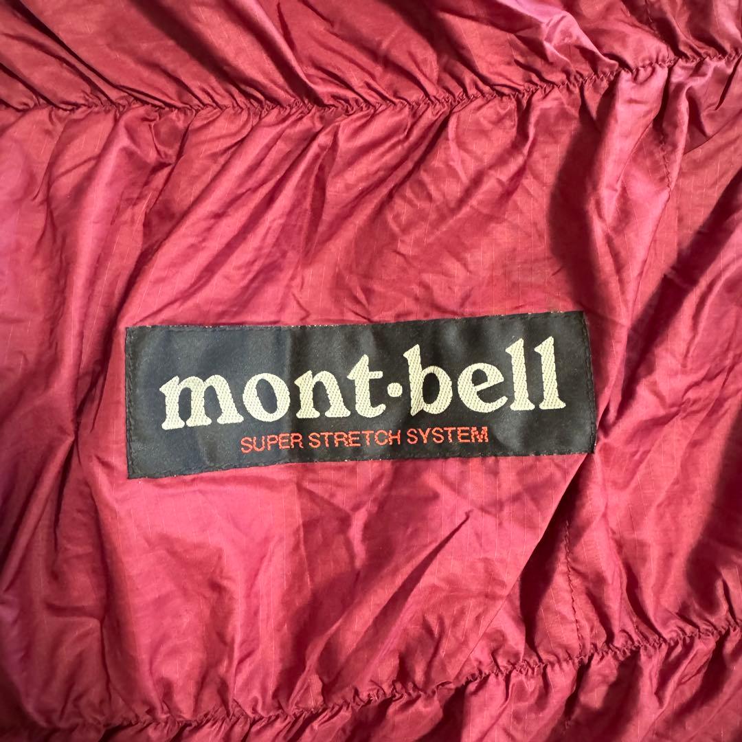 美品モンベル　スーパーストレッチダウンハガー#3 L/ZIP保存袋付