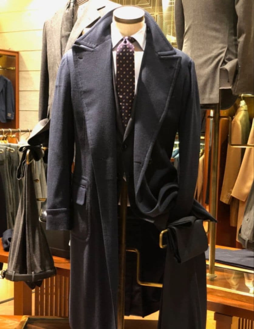 ブリッラペルイルグスト　ロロピアーナ　カシミヤ　グレンチェック　コート　24AW