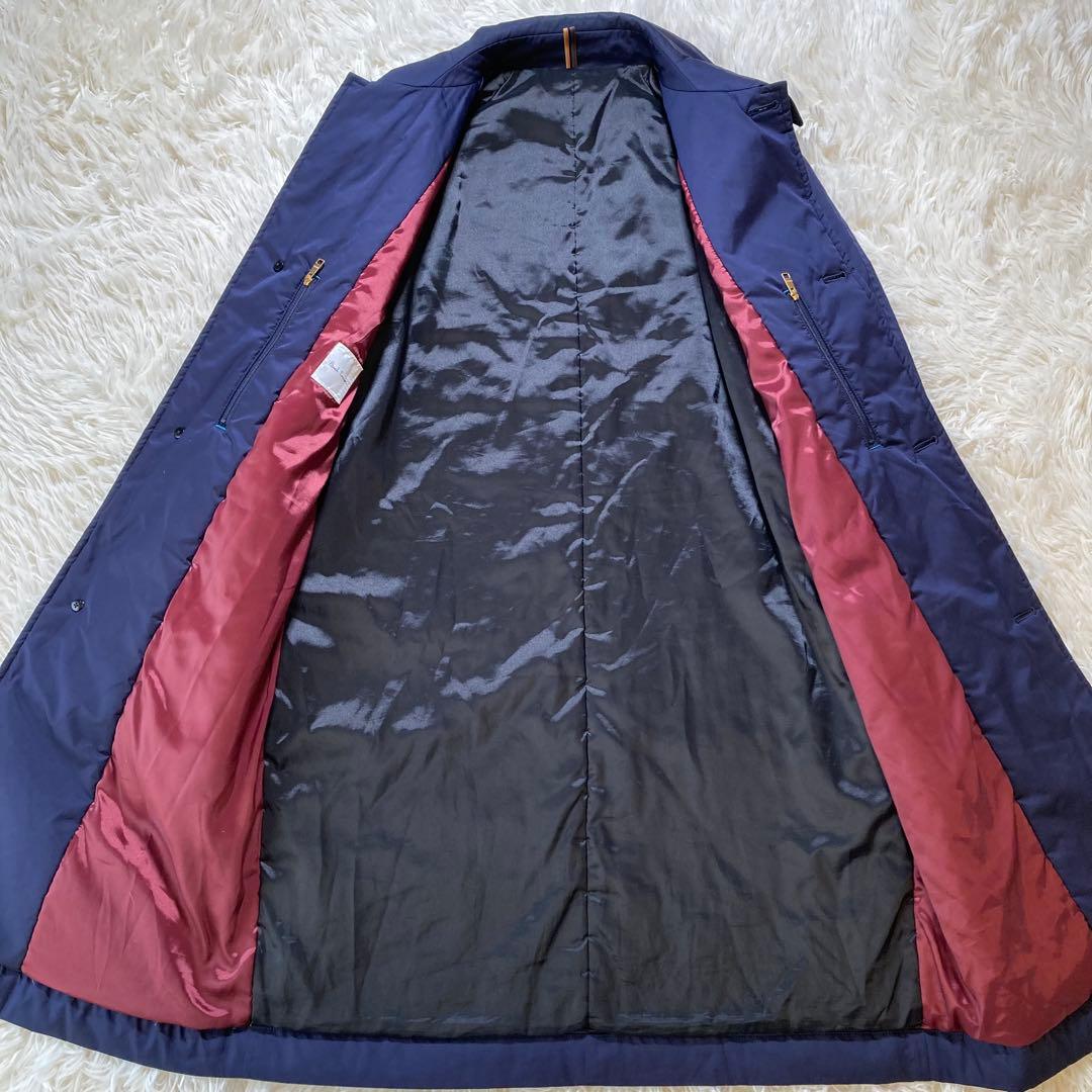 未使用級 ポールスミス 現行タグ ダウンコートロングコート ステンカラーコート