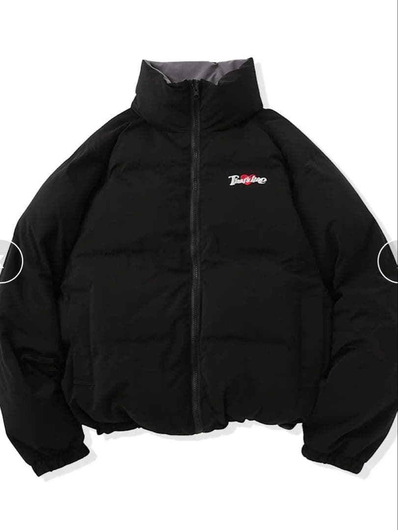 That's Life】 ダウンジャケット ブラック/ グレー M