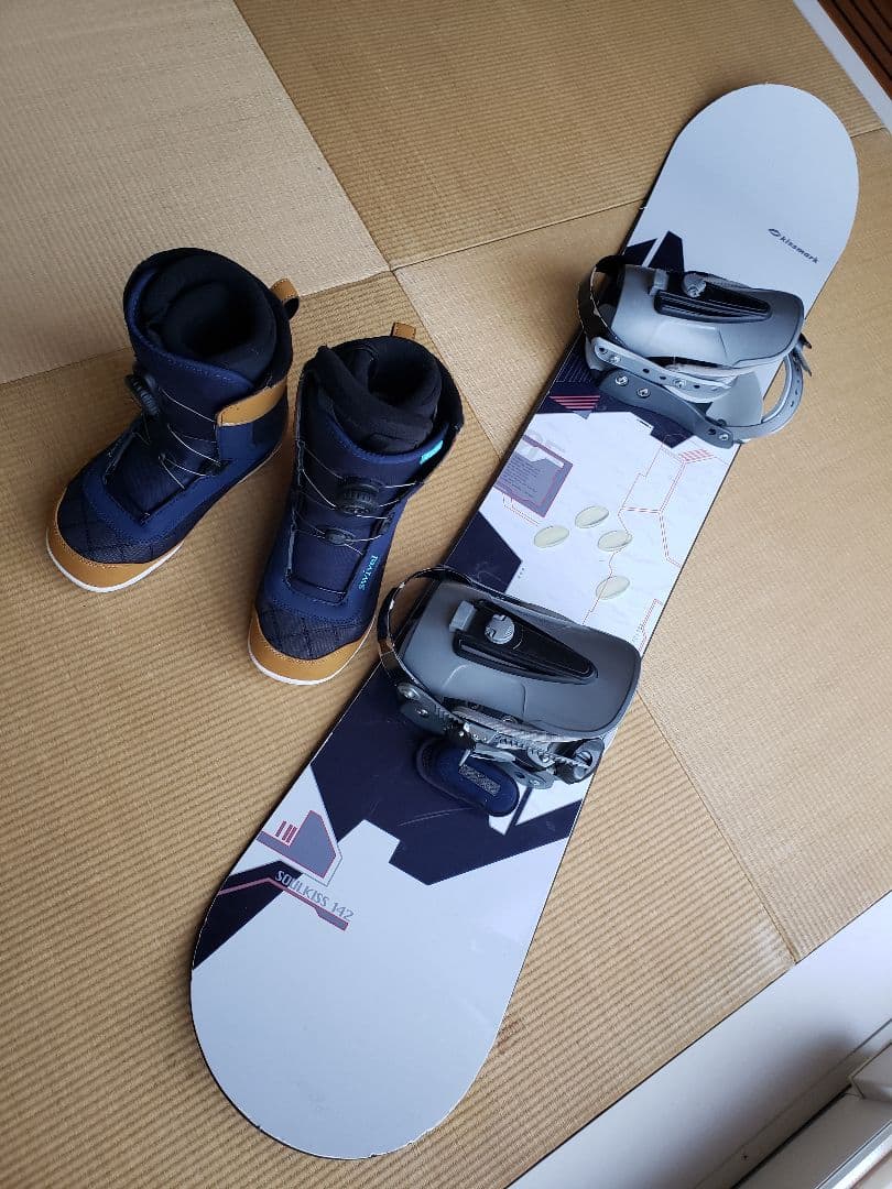 人気 HEAD Spring 142 レディース スノーボード 即乗り BOA 3点セット