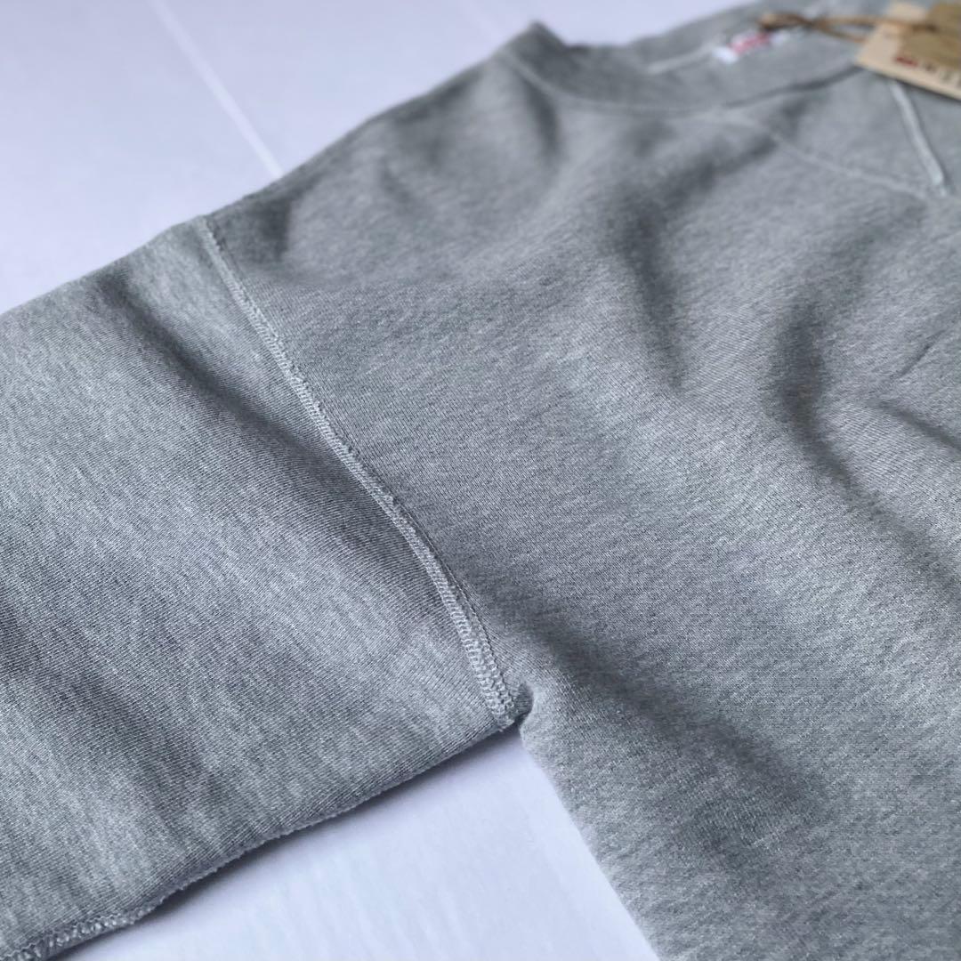 新品 BARNS ユニオンメイド クルーネックスウエット　日本製 JAPAN