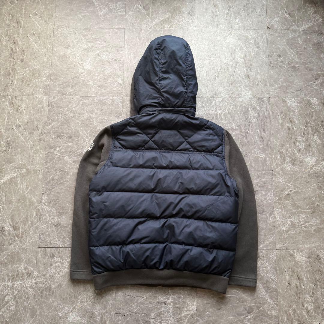 Eddie Bauer ハイブリッドダウンジャケット　550フィル　異素材