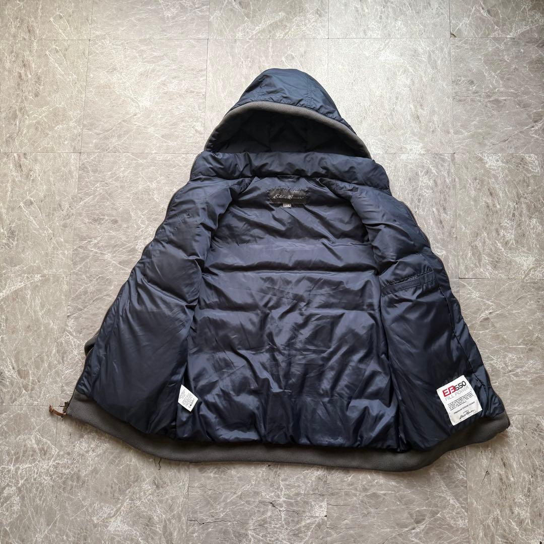 Eddie Bauer ハイブリッドダウンジャケット　550フィル　異素材