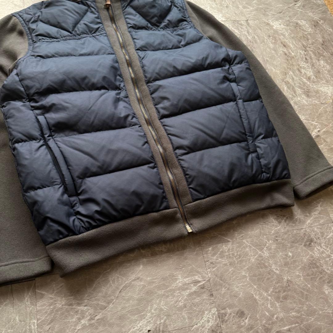 Eddie Bauer ハイブリッドダウンジャケット　550フィル　異素材