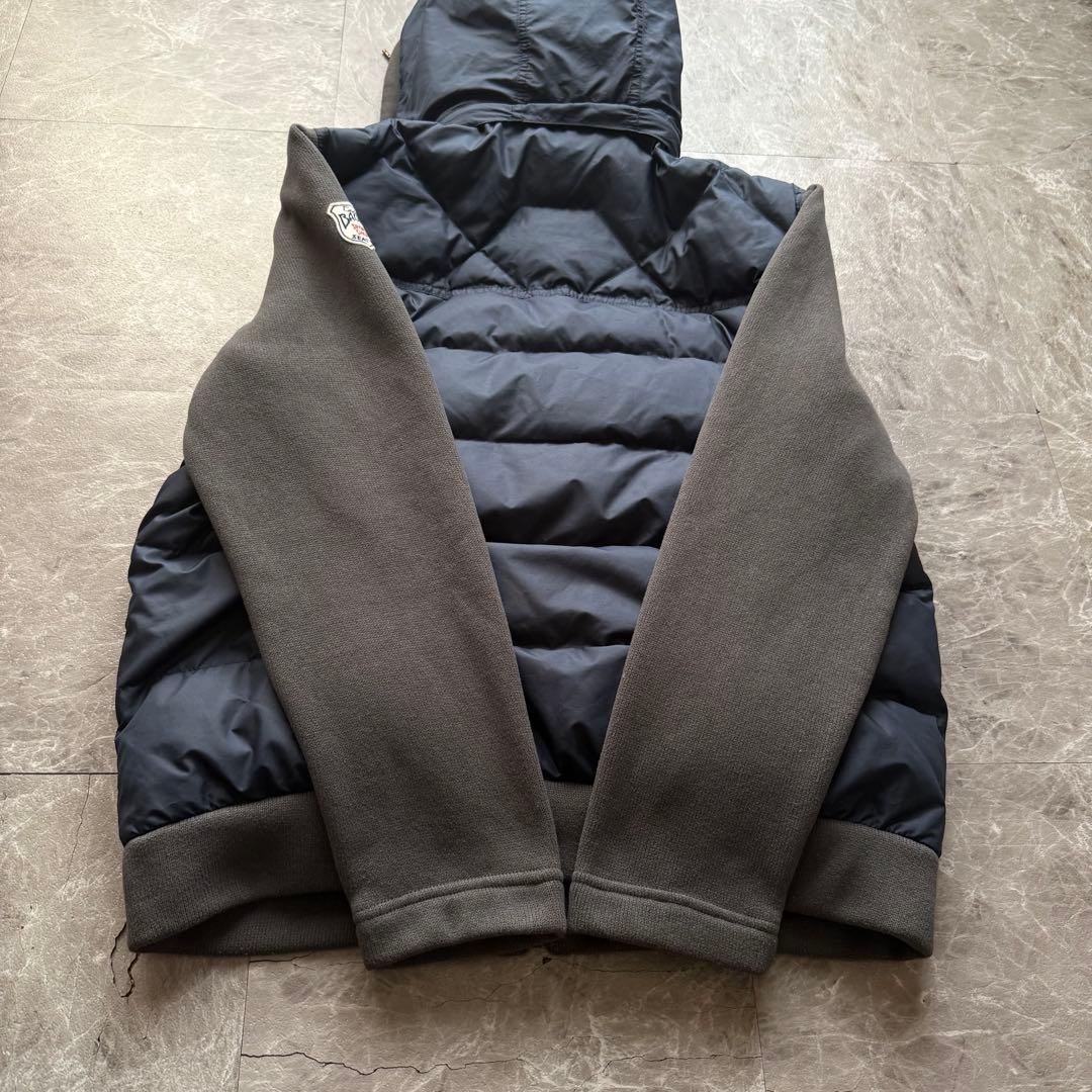 Eddie Bauer ハイブリッドダウンジャケット　550フィル　異素材