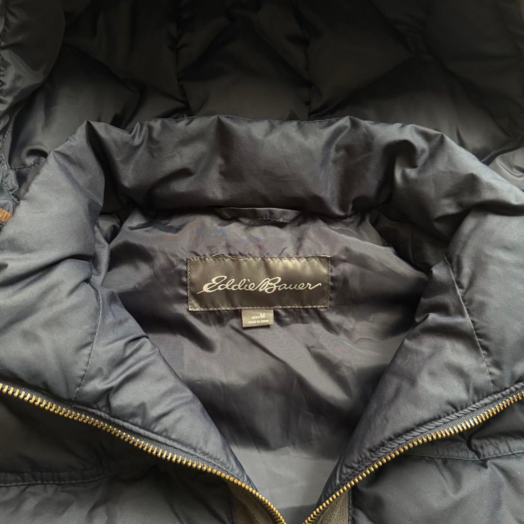 Eddie Bauer ハイブリッドダウンジャケット　550フィル　異素材