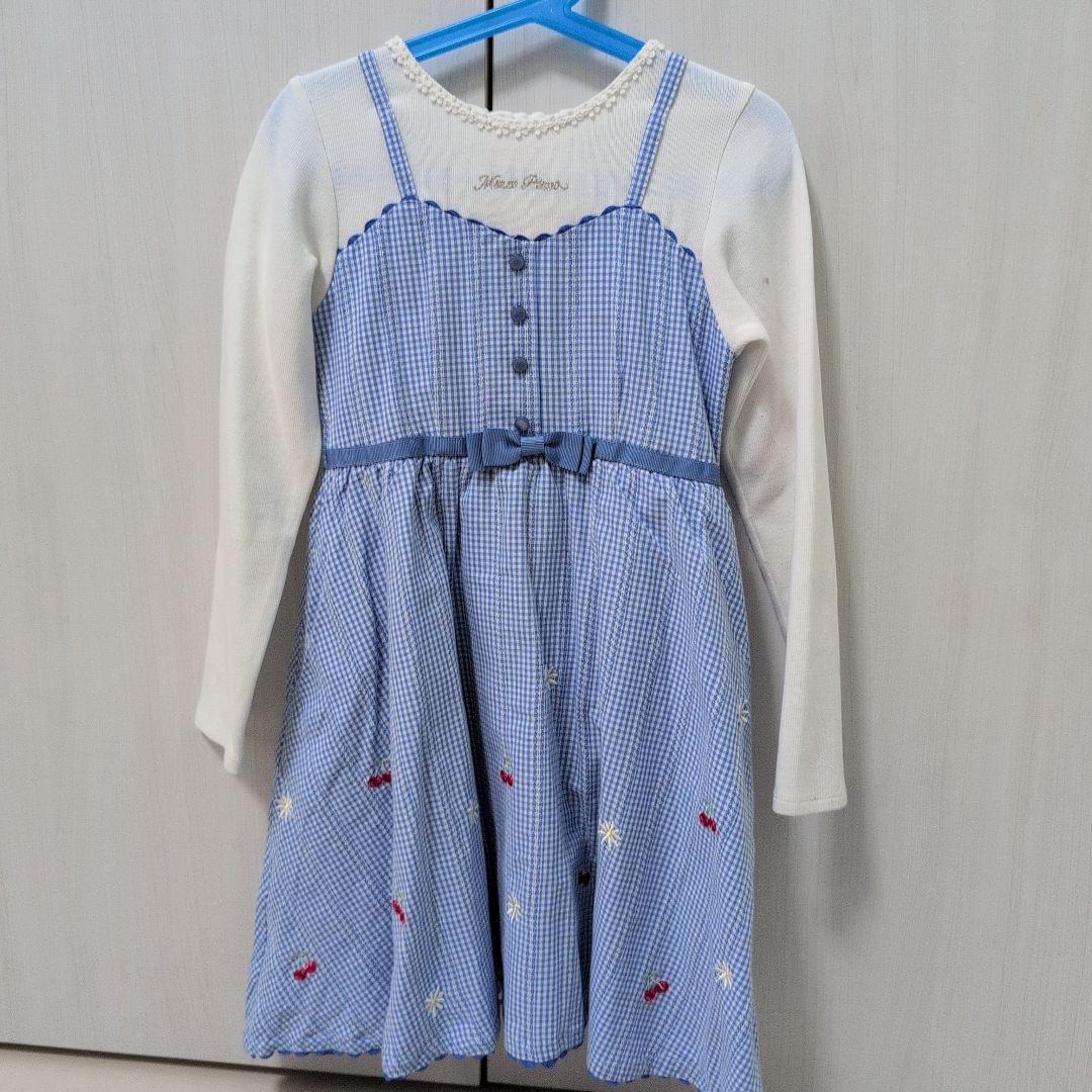 ケイトスペードワンピース130cm 【ケイトスペード・メゾピアノ】長袖